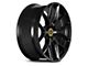 Vossen HF6-4 Satin Black 6-Lug Wheel; 22x12; -44mm Offset (15-20 Yukon)