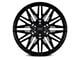 Vossen HF6-5 Satin Black 6-Lug Wheel; 20x10; -18mm Offset (2024 Ranger)