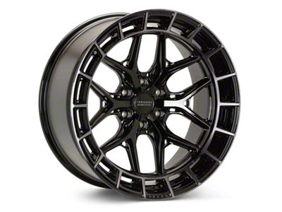 Vossen HFX1 Super Deep Tinted Gloss Black 6-Lug Wheel; 18x9; 0mm Offset (99-06 Sierra 1500)