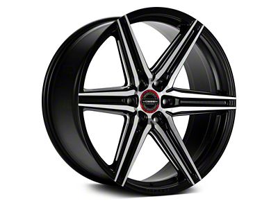 Vossen HF6-2 Brushed Matte Black 6-Lug Wheel; 20x9.5; 15mm Offset (23-25 Canyon)