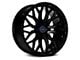 Vossen HF6-3 Gloss Black 6-Lug Wheel; 20x9.5; 15mm Offset (23-25 Canyon)