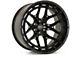 Vossen HFX1 Deep Satin Black 6-Lug Wheel; 20x9.5; 15mm Offset (23-24 Canyon)