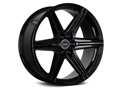 Vossen HF6-2 Gloss Black 6-Lug Wheel; 20x9.5; 15mm Offset (23-25 Colorado)