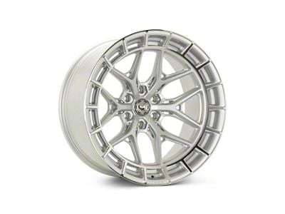 Vossen HFX-1 Ultra Deep Silver Polished 6-Lug Wheel; 22x12; -44mm Offset (21-25 F-150)