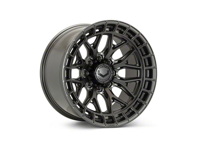 Vossen HFX1 Super Deep Matte Gunmetal Wheel; 22x12; -44mm Offset (23-24 F-350 Super Duty SRW)