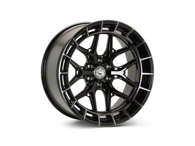 Vossen HFX1 Super Deep Tinted Gloss Black 6-Lug Wheel; 20x10; -18mm Offset (19-25 Sierra 1500)