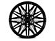 Vossen HF6-5 Gloss Black 6-Lug Wheel; 20x10; -18mm Offset (21-24 Tahoe)