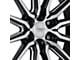 Vossen HF6-1 Brushed Matte Black 6-Lug Wheel; 20x9.5; 15mm Offset (21-24 Yukon)