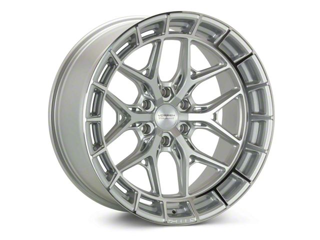 Vossen HFX1 Super Deep Silver Polished 6-Lug Wheel; 17x9; 0mm Offset (21-24 Yukon)