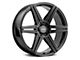 Voxx Sotto Gloss Black 6-Lug Wheel; 18x8.5; 18mm Offset (07-13 Sierra 1500)