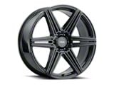 Voxx Sotto Gloss Black 6-Lug Wheel; 18x8.5; 39mm Offset (07-13 Silverado 1500)