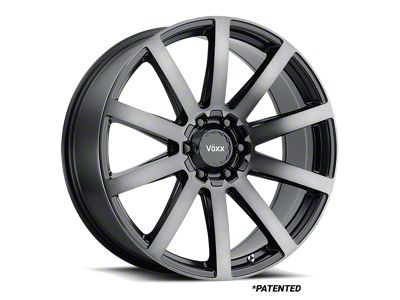 Voxx Vento Gloss Black Dark Tint 6-Lug Wheel; 22x9; 30mm Offset (23-24 Colorado)