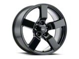 Lightning Style Gloss Black 5-Lug Wheel; 20x9; 8mm Offset (97-03 F-150)