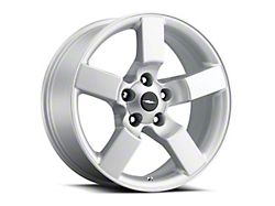 Lightning Style Silver 5-Lug Wheel; 20x9; 8mm Offset (97-03 F-150)