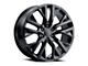 Voxx Replica SES Style Gloss Black 6-Lug Wheel; 22x9; 28mm Offset (07-13 Sierra 1500)