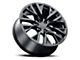 Voxx Replica SES Style Gloss Black 6-Lug Wheel; 22x9; 28mm Offset (07-13 Sierra 1500)