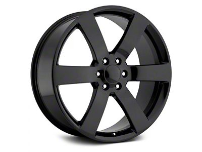 Voxx Replica TBLSS Style Gloss Black 6-Lug Wheel; 22x9; 22mm Offset (07-13 Sierra 1500)