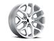 Voxx Replica Snowflake Style Silver Machined Face 6-Lug Wheel; 20x9; 27mm Offset (07-14 Tahoe)