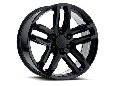 Trail Boss Style Gloss Black 6-Lug Wheel; 20x9; 27mm Offset (07-14 Tahoe)