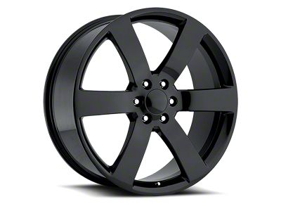 Voxx Replica Trailblazer Style Gloss Black 6-Lug Wheel; 20x8; 45mm Offset (07-14 Tahoe)