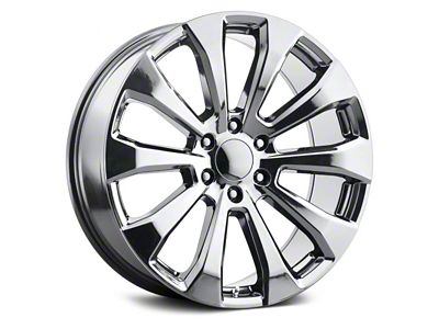 High Country Style Polished 6-Lug Wheel; 22x9; 28mm Offset (07-14 Yukon)