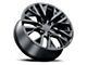 Voxx Replica SES Style Gloss Black 6-Lug Wheel; 22x9; 28mm Offset (14-18 Sierra 1500)
