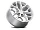 Voxx Replica Snowflake Style Silver Machined 6-Lug Wheel; 22x9; 24mm Offset (14-18 Sierra 1500)