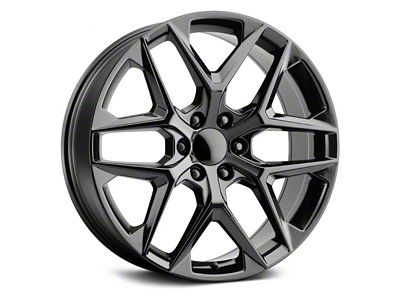 Voxx Replica SSW Style Gloss Black 6-Lug Wheel; 22x9; 31mm Offset (14-18 Sierra 1500)