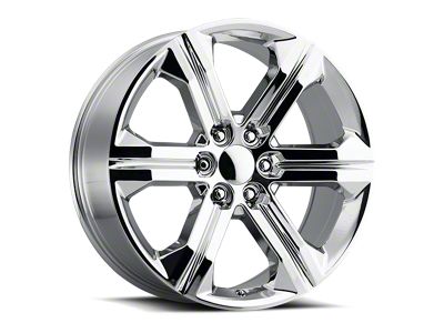 Denali 3 Style Chrome Wheel; 22x9; 24mm Offset (15-20 Yukon)