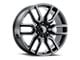 Denali Style Gloss Black 6-Lug Wheel; 20x9; 27mm Offset (15-20 Yukon)