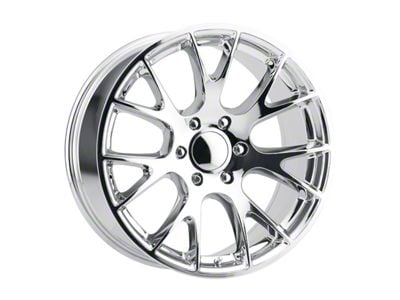 Voxx Replica Hellcat Style Chrome 5-Lug Wheel; 22x9; 18mm Offset (94-01 RAM 1500)