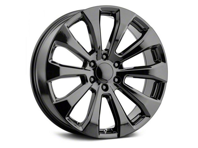Voxx Replica High Country Style Gloss Black 6-Lug Wheel; 22x9; 28mm Offset (99-06 Sierra 1500)