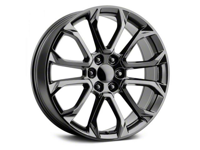 Voxx Replica SSI Style Gloss Black 6-Lug Wheel; 22x9; 31mm Offset (99-06 Sierra 1500)