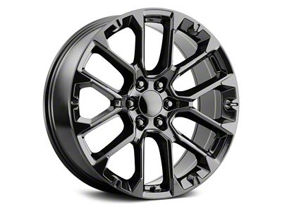 Voxx Replica SRV Style Gloss Black 6-Lug Wheel; 22x9; 28mm Offset (99-06 Silverado 1500)