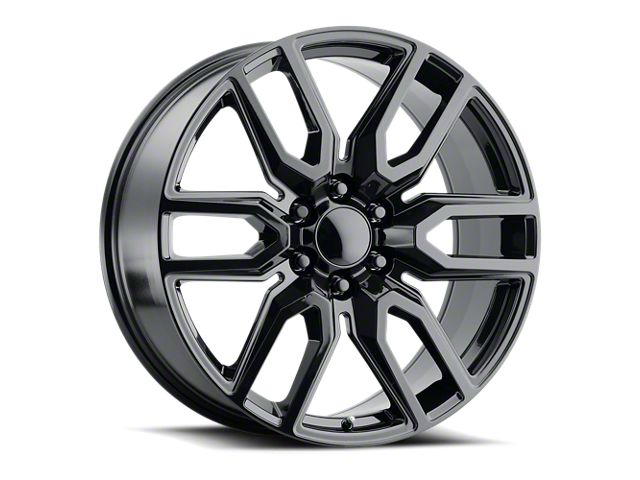 Voxx Replica Denali Style Gloss Black 6-Lug Wheel; 20x9; 27mm Offset (23-24 Canyon)