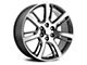 Escalade Platinum Style Gunmetal Machined 6-Lug Wheel; 22x9; 31mm Offset (23-24 Canyon)