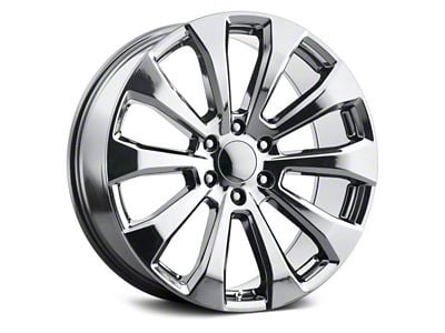 Voxx Replica High Country Style Polished 6-Lug Wheel; 22x9; 28mm Offset (19-24 Sierra 1500)