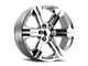 Denali 3 Style Chrome Wheel; 22x9; 24mm Offset (19-24 Silverado 1500)