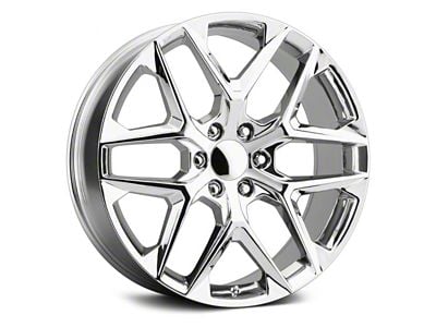 SSW Style Chrome 6-Lug Wheel; 22x9; 31mm Offset (19-25 Silverado 1500)