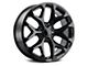 Voxx Replica Snowflake Style Gloss Black 6-Lug Wheel; 22x9; 24mm Offset (21-24 Tahoe)