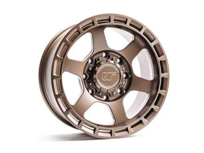 VR Forged D14 Satin Bronze 8-Lug 4-Wheel Kit; 18x9; 6mm Offset (15-19 Silverado 2500 HD)