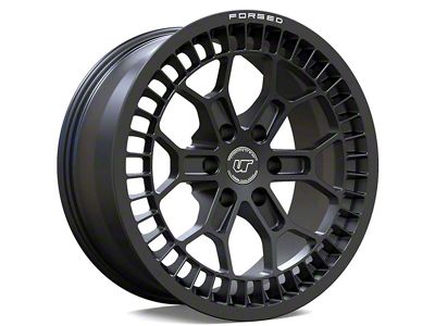 VR Forged D02 Matte Black 8-Lug Wheel; 18x9; 6mm Offset (17-22 F-250 Super Duty)