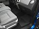 Weathertech All-Weather Front and Rear Rubber Floor Mats; Black (09-10 F-150 SuperCab, SuperCrew w/ Single Floor Post)