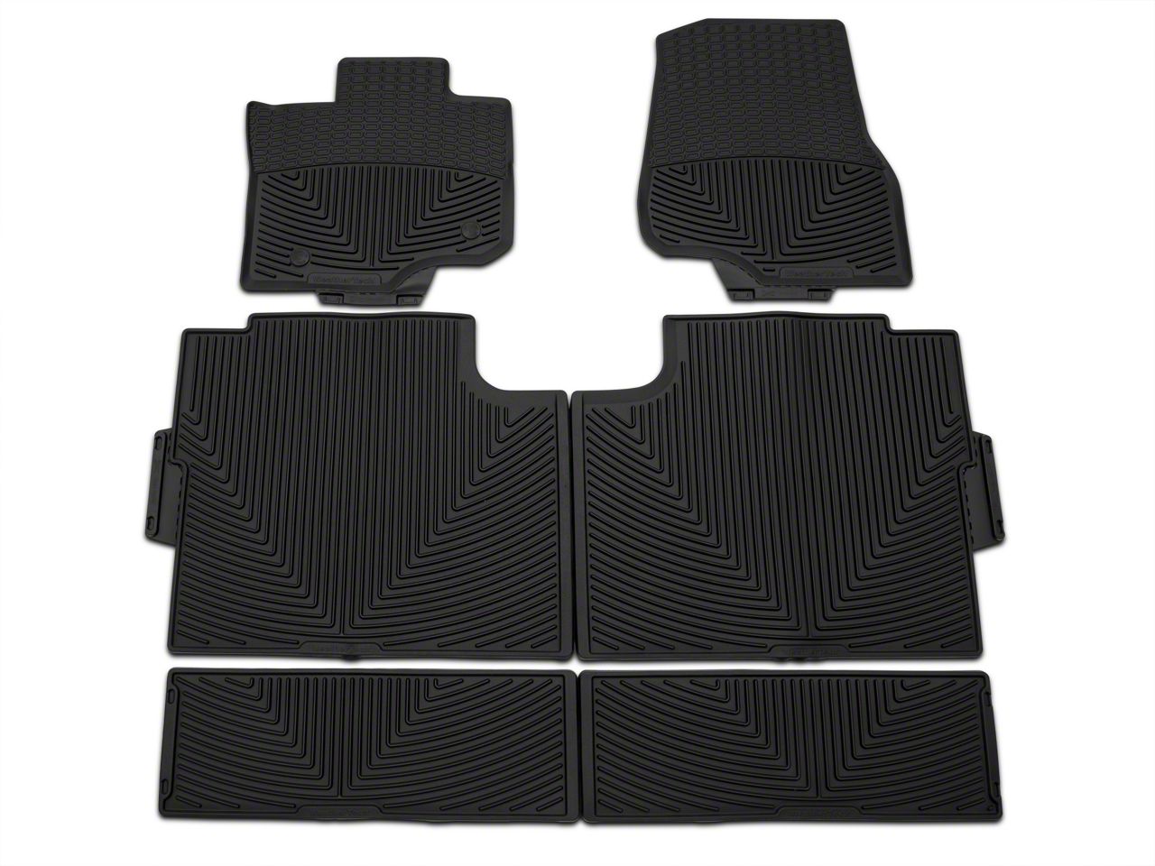 Weathertech F-150 All-Weather Front, Rear and Under Rear Seat Rubber ...