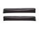 Weathertech Side Window Deflectors; Rear; Dark Smoke (15-22 Canyon Crew Cab)