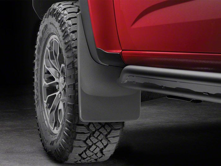 Weathertech Colorado No-Drill Mud Flaps; Front; Black 110085 (17-22 ...