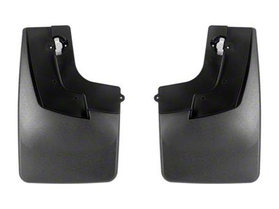 Weathertech No-Drill Mud Flaps; Rear; Black (23-24 Colorado Trail Boss, ZR2)