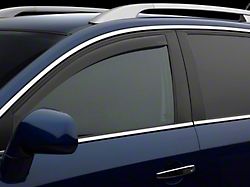 Weathertech Side Window Deflectors; Front; Dark Smoke (97-04 Dakota Regular/Club Cab)