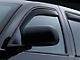 Weathertech Side Window Deflectors; Front; Dark Smoke (05-11 Dakota)