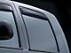 Weathertech Side Window Deflectors; Rear; Dark Smoke (05-11 Dakota Quad/Crew Cab)